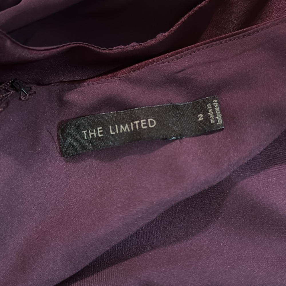 Burgundy the limited dress - Picture 3 of 3
